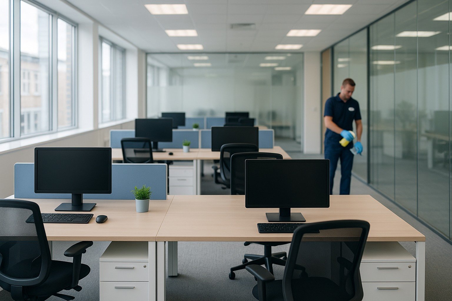 Spotless office cleaned by Fresh Office in South Yorkshire